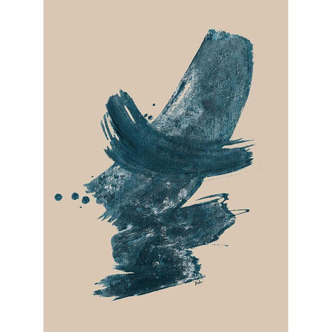 Ocean Dance I Black Modern Wood Framed Art Print with Double Matting by Pinto, Patricia