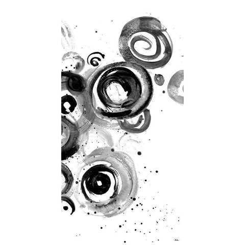 BW Circulation II White Modern Wood Framed Art Print by Pinto, Patricia