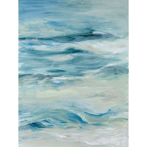 Roaming Sea II Black Modern Wood Framed Art Print with Double Matting by Loreth, Lanie