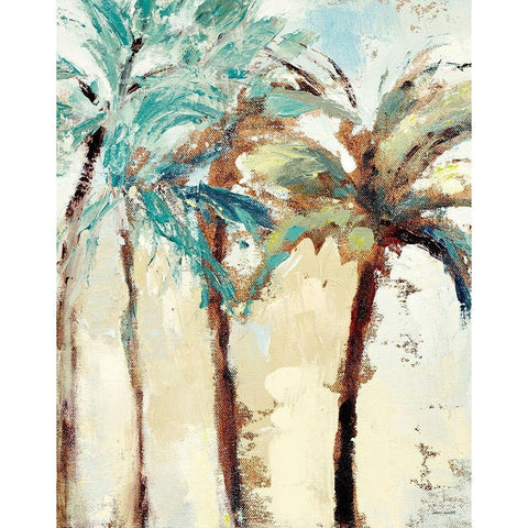 Bright Island Morning II White Modern Wood Framed Art Print by Loreth, Lanie