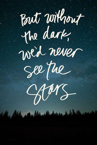 Without the Dark Black Ornate Wood Framed Art Print with Double Matting by Stewart, Wil