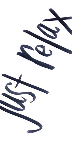 Peaceful Panel I White Modern Wood Framed Art Print with Double Matting by SD Graphics Studio