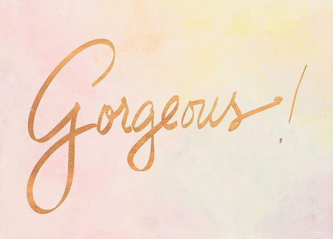 Gorgeous White Modern Wood Framed Art Print with Double Matting by Ritter, Gina