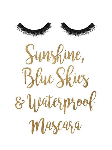 Waterproof Mascara Black Ornate Wood Framed Art Print with Double Matting by Ritter, Gina