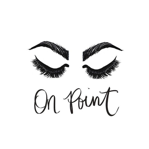 On Point Black Modern Wood Framed Art Print by Ritter, Gina