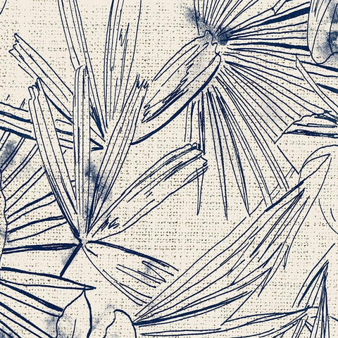 Selva Sketch Square II Gold Ornate Wood Framed Art Print with Double Matting by Pinto, Patricia