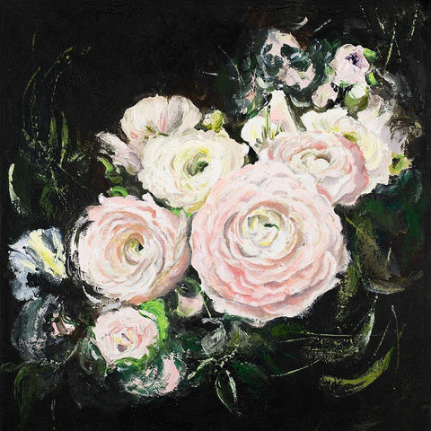 Romance White Modern Wood Framed Art Print by Pinto, Patricia