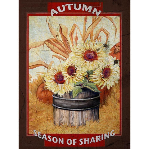 Sharing is Caring II Black Modern Wood Framed Art Print with Double Matting by Diannart