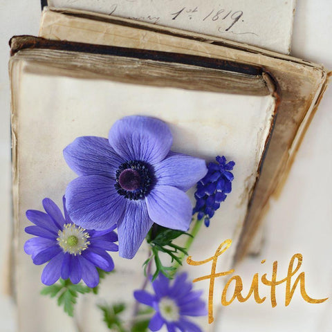 Lavender Blooms II Gold Ornate Wood Framed Art Print with Double Matting by Gardner, Sarah