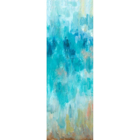 Beach Gaze Panel III Gold Ornate Wood Framed Art Print with Double Matting by Hewitt, L.