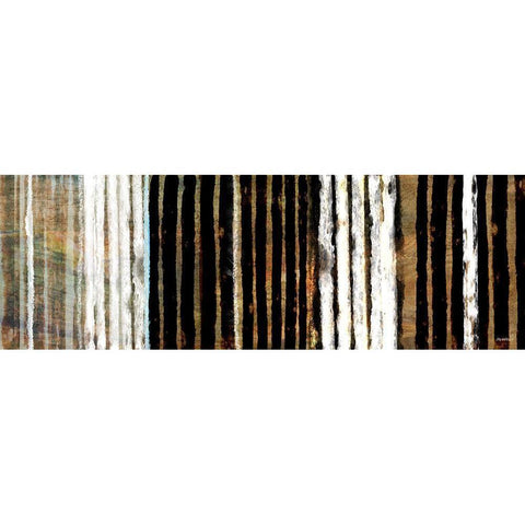 Vertical Horizon I White Modern Wood Framed Art Print by Meneely, Dan