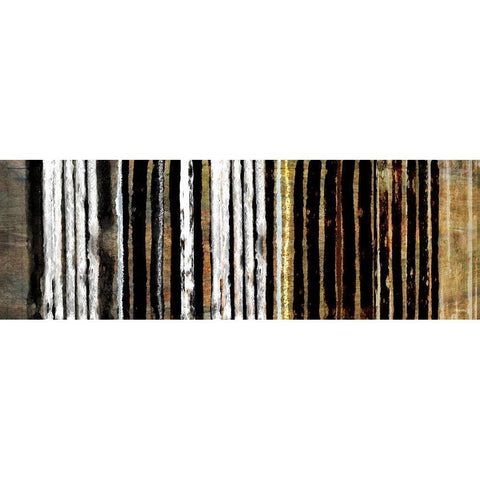 Vertical Horizon II White Modern Wood Framed Art Print by Meneely, Dan