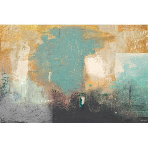 Golden Peak Black Modern Wood Framed Art Print with Double Matting by Meneely, Dan