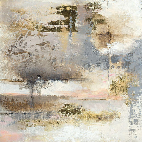 Contempo Beach Gold Ornate Wood Framed Art Print with Double Matting by Pinto, Patricia