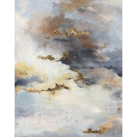 A Light in the Dark (vertical) Gold Ornate Wood Framed Art Print with Double Matting by Pinto, Patricia