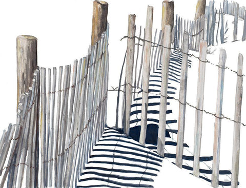 Shadows Of Paradise Black Ornate Wood Framed Art Print with Double Matting by Pinto, Patricia