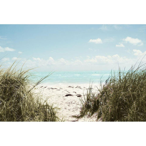 Sunny Days White Modern Wood Framed Art Print by ODell, Debbie