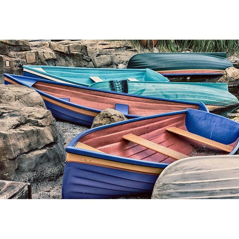 Lakeside Adventures Black Modern Wood Framed Art Print with Double Matting by ODell, Debbie