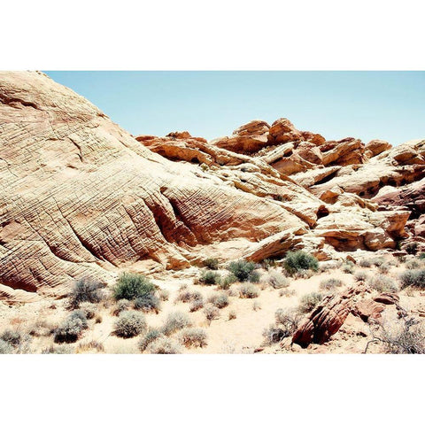 Western Views II White Modern Wood Framed Art Print by ODell, Debbie