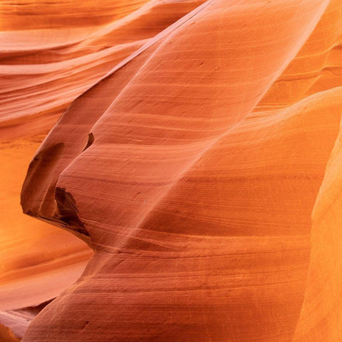 Petrified Sand Mountain II White Modern Wood Framed Art Print by O Dell, Debbie