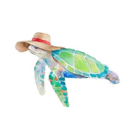 Day at the Beach II White Modern Wood Framed Art Print by Loreth, Lanie