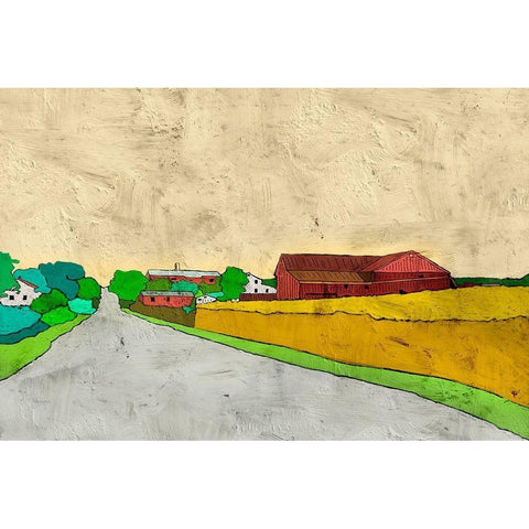 Morning Trips White Modern Wood Framed Art Print by Mabat, Ynon