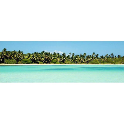 Tropical Pardise Gold Ornate Wood Framed Art Print with Double Matting by Navas, Emily