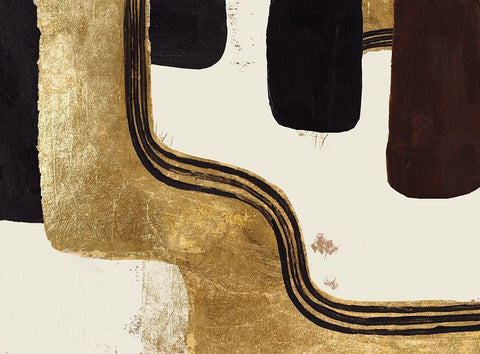 Retro Safari White Modern Wood Framed Art Print with Double Matting by Pinto, Patricia