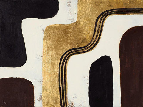 Retro Africa White Modern Wood Framed Art Print with Double Matting by Pinto, Patricia