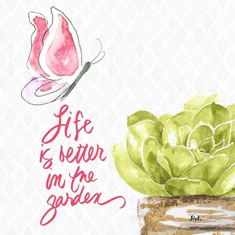 Life is Better Black Modern Wood Framed Art Print by Pinto, Patricia