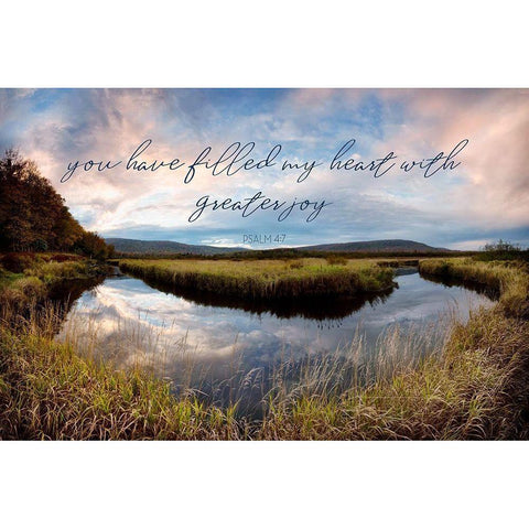 A Greater Joy Gold Ornate Wood Framed Art Print with Double Matting by Amos, Andy