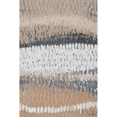 Neutral Sway II Black Modern Wood Framed Art Print with Double Matting by Loreth, Lanie