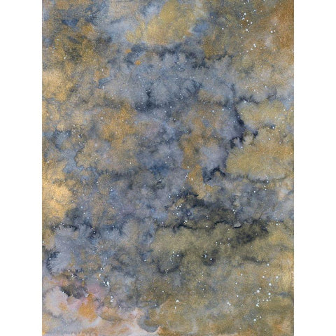 Metallic Space Black Modern Wood Framed Art Print with Double Matting by Bucheli, Amaya