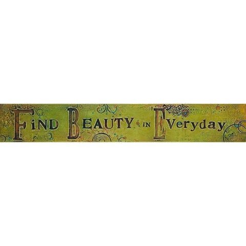 Find Beauty Everyday Gold Ornate Wood Framed Art Print with Double Matting by Kinnison, Carolyn