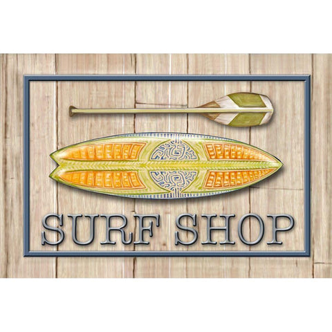 Catch a Wave IV White Modern Wood Framed Art Print by Diannart