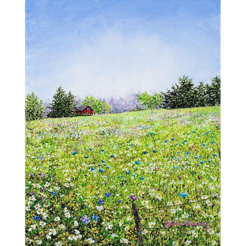 Rise and Shine Black Modern Wood Framed Art Print with Double Matting by Redding, James