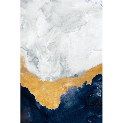 The Study Below Black Modern Wood Framed Art Print with Double Matting by Danelle, B.