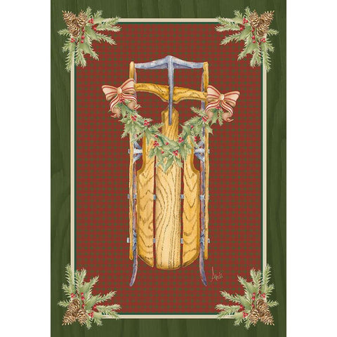 Holiday Traditions II Gold Ornate Wood Framed Art Print with Double Matting by Metz, Andi