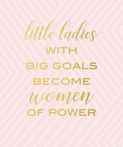 Little Ladies White Modern Wood Framed Art Print with Double Matting by Quach, Anna