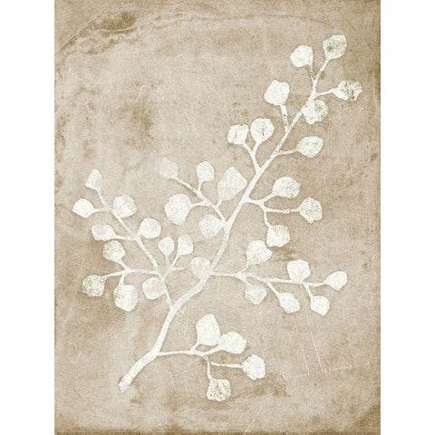 Rustic Floral II Gold Ornate Wood Framed Art Print with Double Matting by Quach, Anna