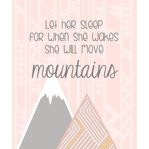 Shell Move Mountains Black Modern Wood Framed Art Print by Quach, Anna