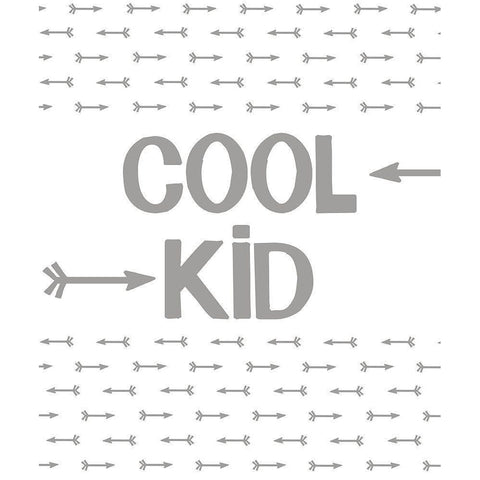 Cool Kid Gold Ornate Wood Framed Art Print with Double Matting by Quach, Anna