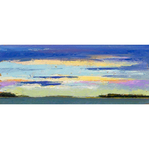 Island Sunsets Black Modern Wood Framed Art Print by Green, Jenny