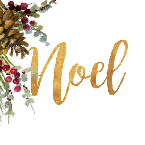 Noel Black Modern Wood Framed Art Print by Loreth, Lanie