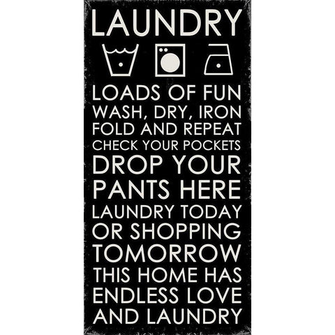 Laundry White Modern Wood Framed Art Print by Quach, Anna