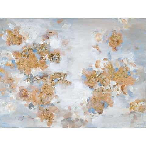 Golden Lights Black Modern Wood Framed Art Print with Double Matting by Hewitt, L.