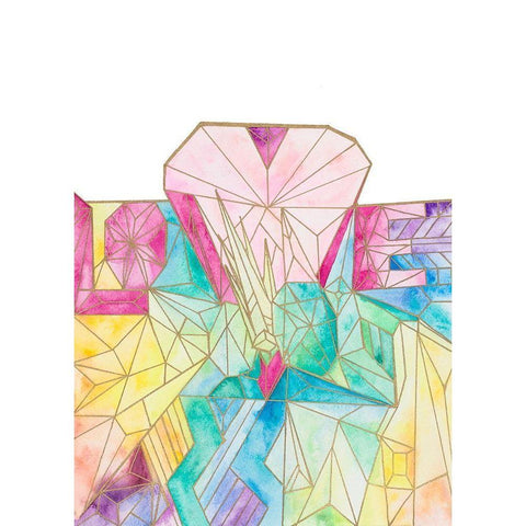 Retro Dynamics Black Modern Wood Framed Art Print by James, Nola