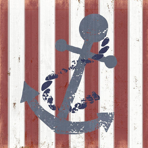 American Coastal III Black Modern Wood Framed Art Print by Quach, Anna