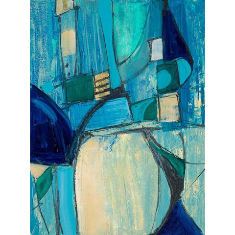 Rare Charm II Black Modern Wood Framed Art Print by Maria, Robin