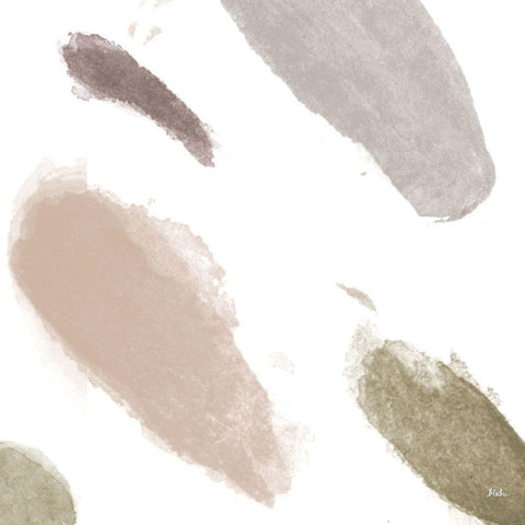 Appaloosa Abstract II Black Ornate Wood Framed Art Print with Double Matting by Pinto, Patricia